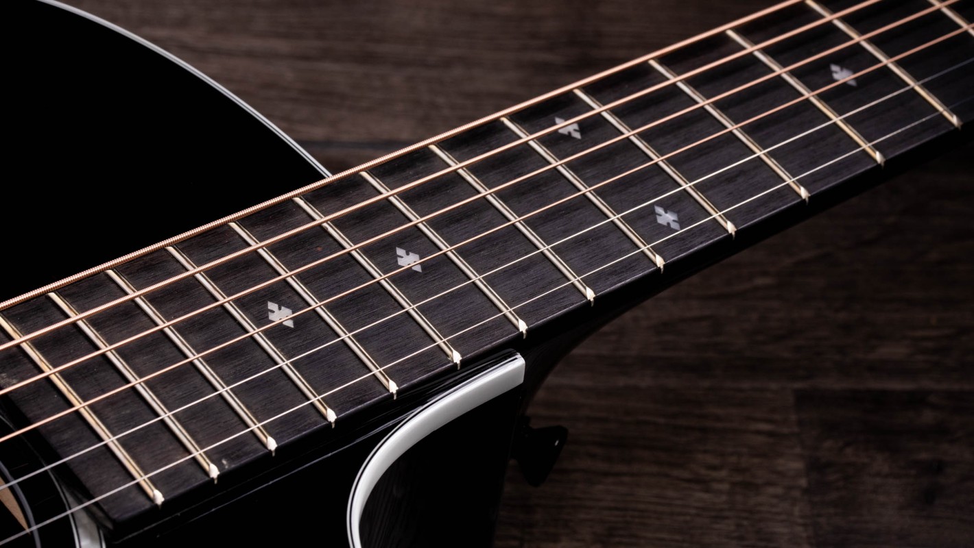 214ce-BLK DLX Layered Maple Acoustic-Electric Guitar | Taylor Guitars